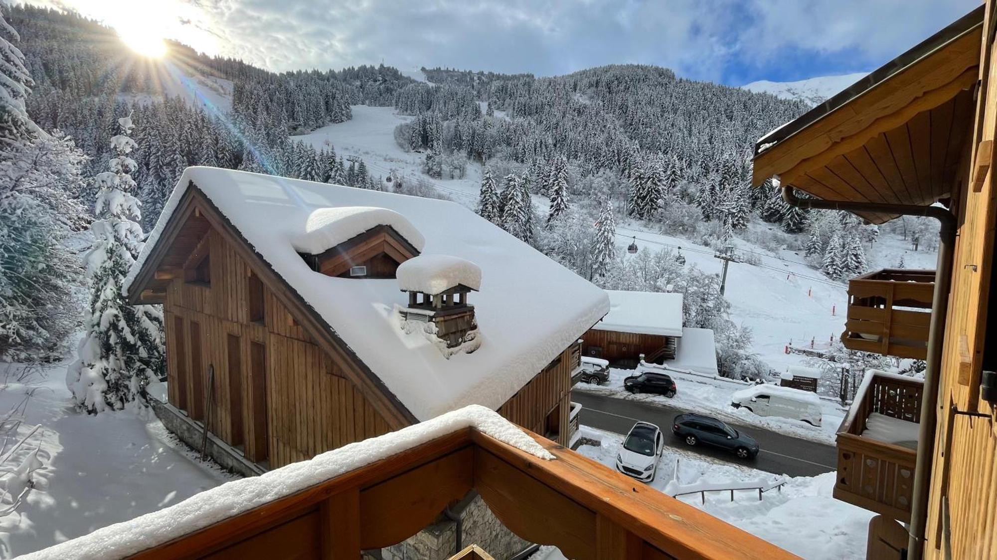 Meribel Centre La Chaudanne, Real Ski In And Out, 3 Bedrooms 2 Bathrooms Newly Renovated, Chalet L'Eperviere Kültér fotó